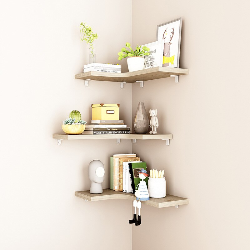 HomeTod™ Wooden Corner Shelves