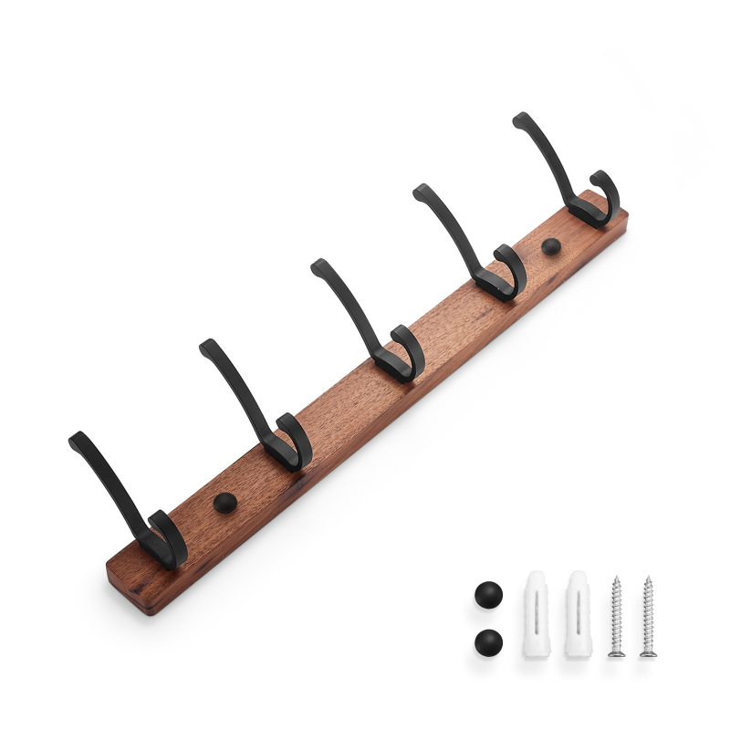 HomeTod™ Contemporary Wooden Towel Hooks