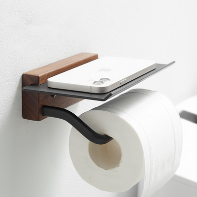 HomeTod™ Minimalist Wooden Toilet Paper Holder
