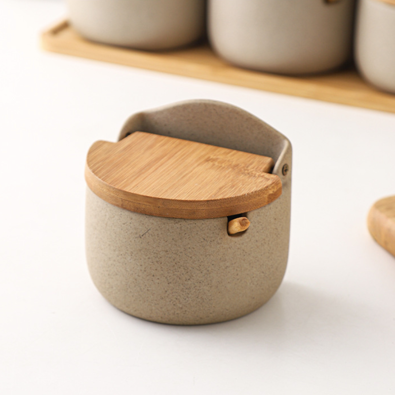 HomeTod™ Minimalist Wooden Seasoning Jar