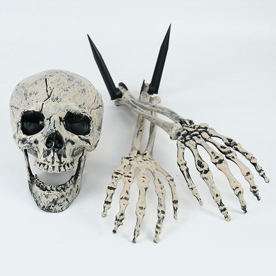 Skulloween™ Realistic In-Ground Skeleton Set