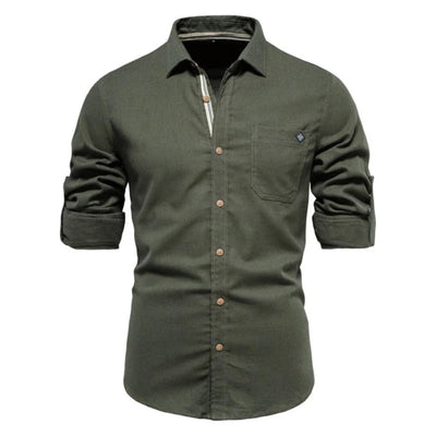 Everett™ Pure Cotton Single-Pocket Shirt