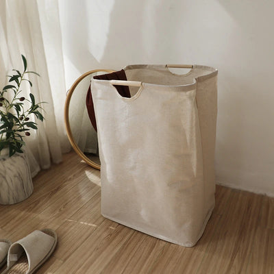 HomeTod™ Japanese Style Cotton Laundry Basket