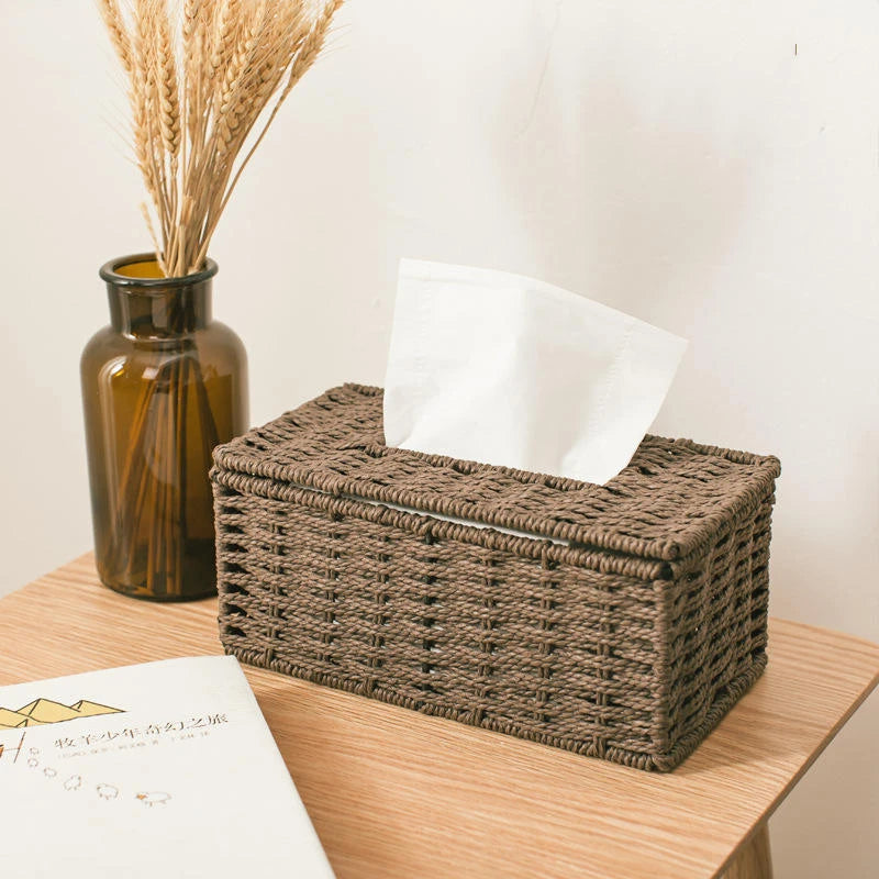 HomeTod™ Rattan Tissue Box