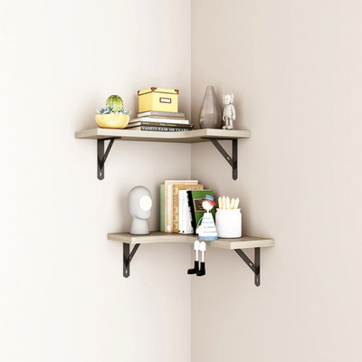 HomeTod™ Wooden Corner Shelves