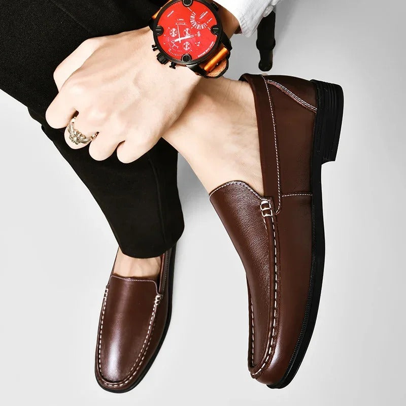 Evanson™ Genuine Leather Loafers