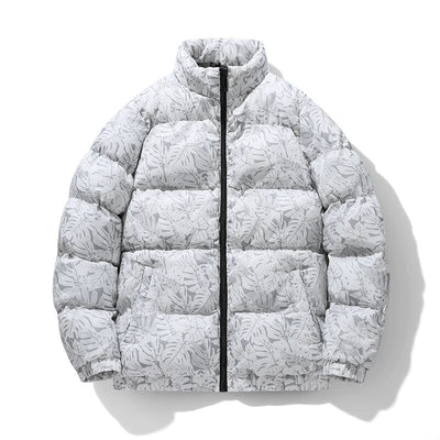 Enzo Floral Print Puffer Jacket