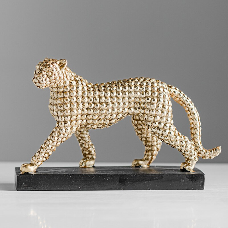HomeTod™ Golden Leopard Figurine