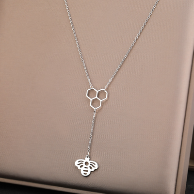 DaintyLily™ Bee & Hive Necklace