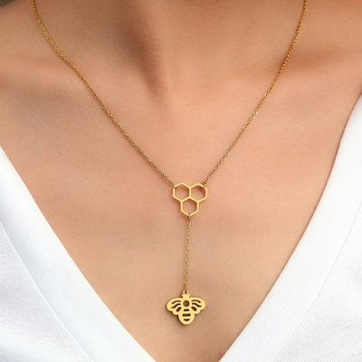 DaintyLily™ Bee & Hive Necklace