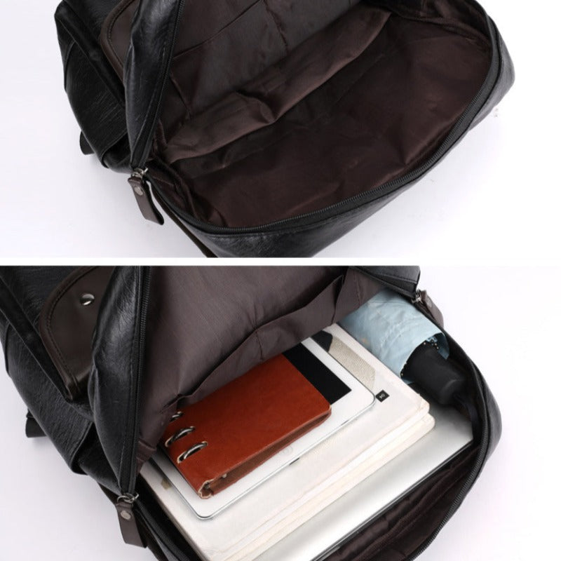 Atlas™ Retro Vintage Leather Backpack