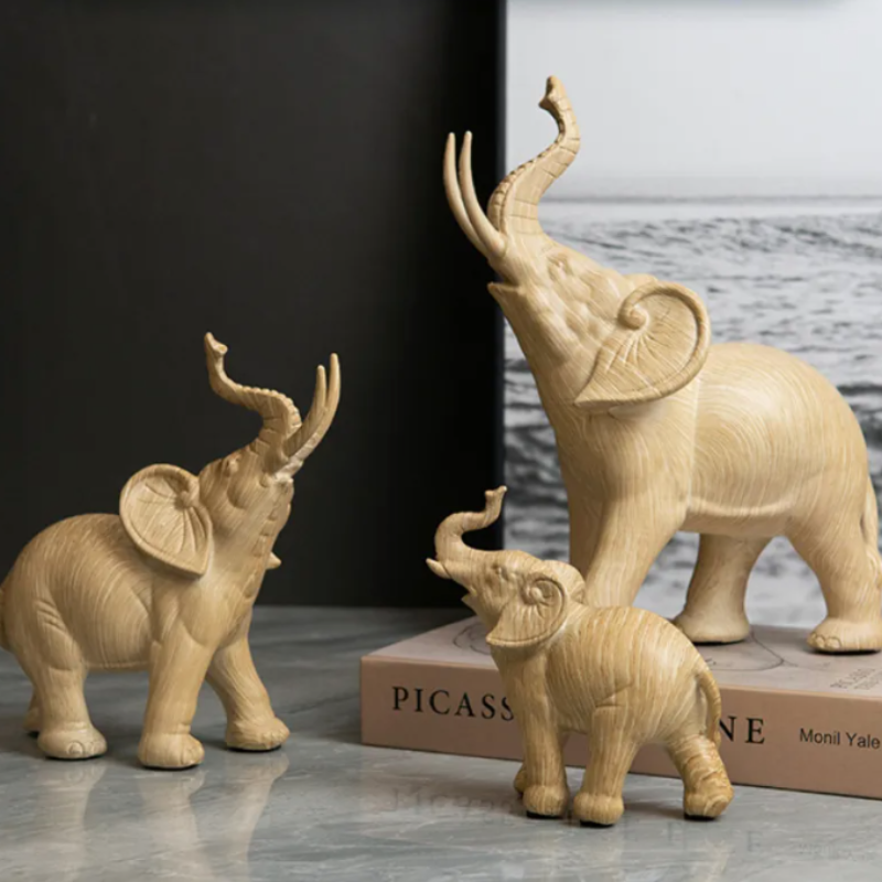 HomeTod™ Wooden Elephant Set
