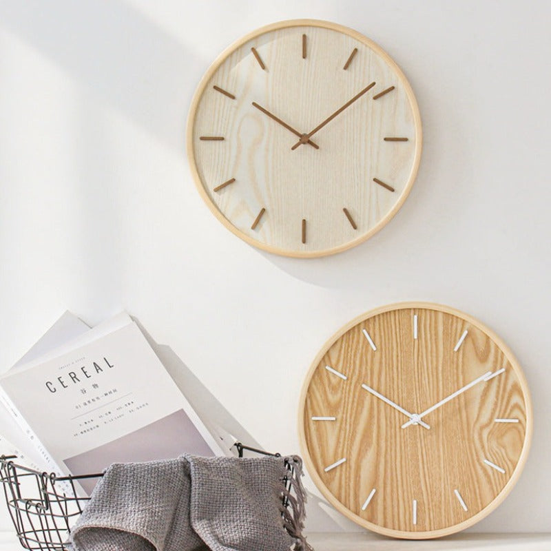 HomeTod™ Japanese-Style Wooden Wall Clock