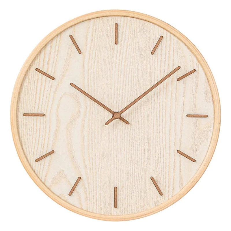 HomeTod™ Japanese-Style Wooden Wall Clock