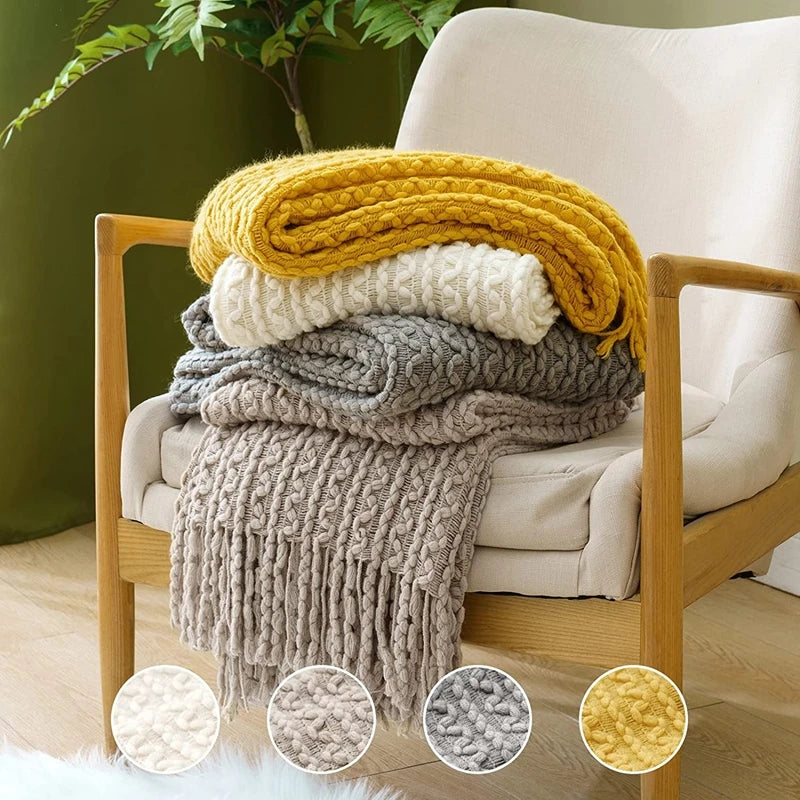 HomeTod™ Knitted Throw Blankets
