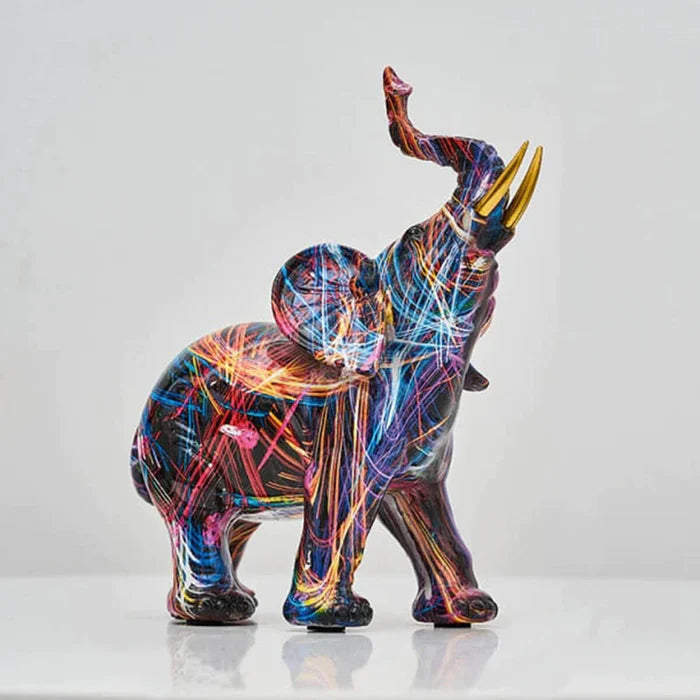 HomeTod™ Creative Graffiti Elephant Figurine