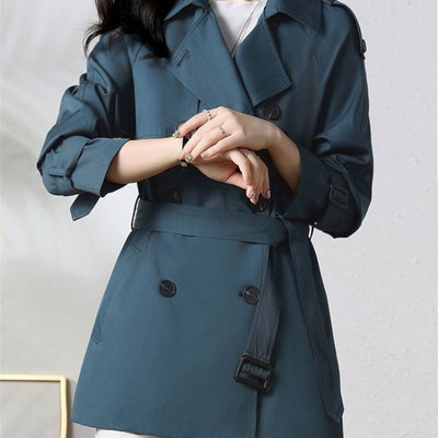 MuseWear™ Classic Belted Trench Coat